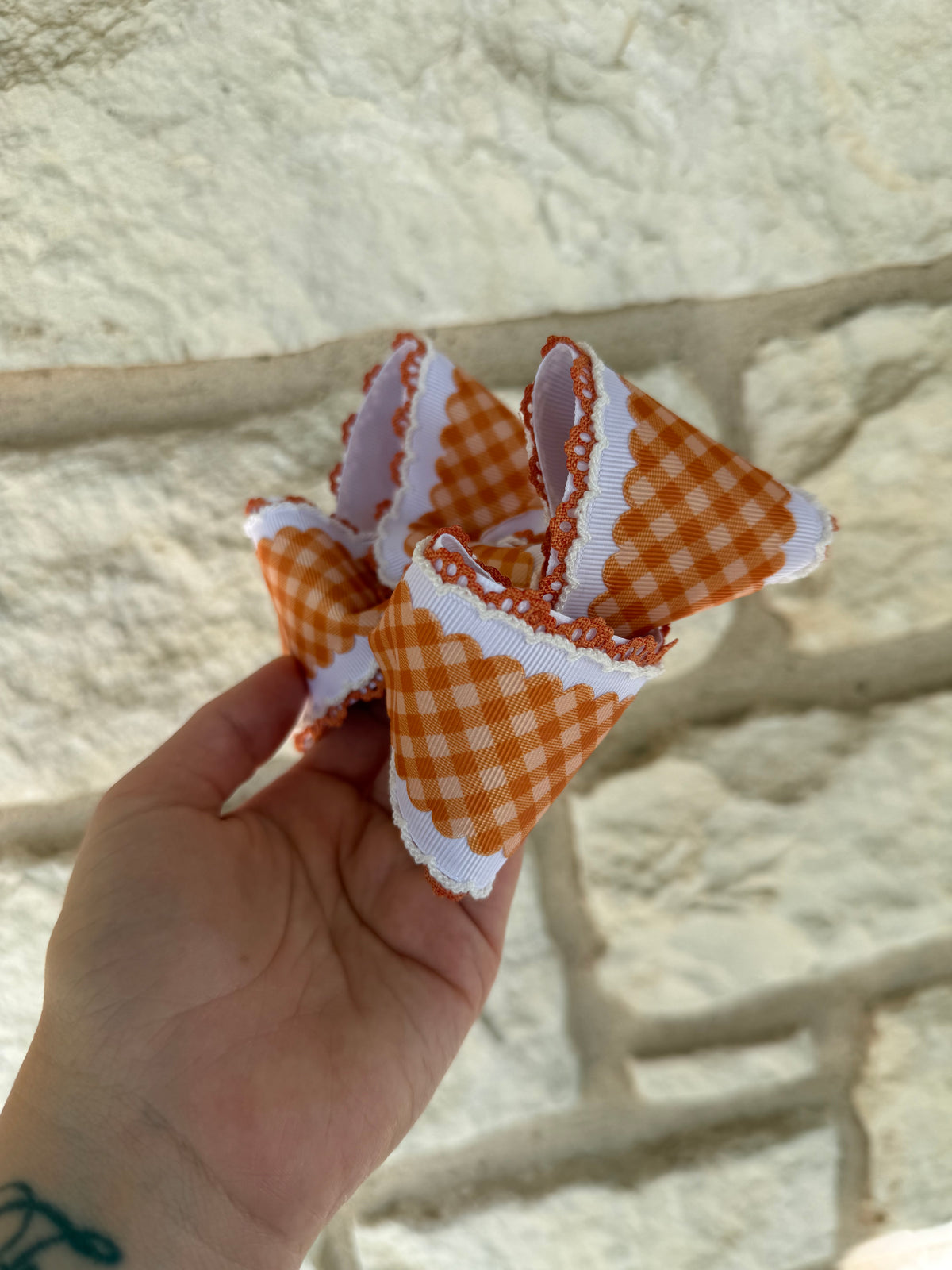 5” Fall Gingham